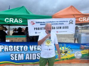 SINDALIMENTO no Projeto Verão Sem AIDS 2026 – Ilha Comprida