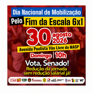 Mobilização na Paulista cobra jornada de 40 horas